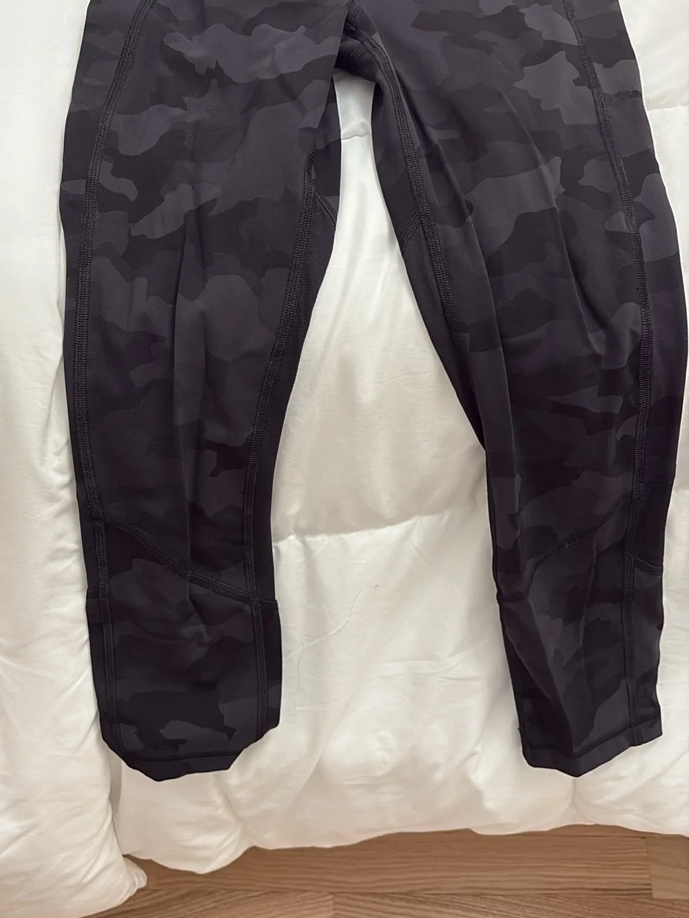 Ivivva Black Camo Leggings and Cropped Tank Set